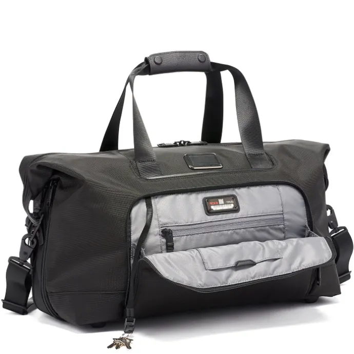TUMI Alpha Double Expansion Satchel black