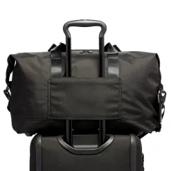 TUMI Alpha Double Expansion Satchel black