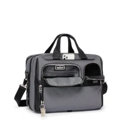 TUMI Alpha EXP Org Laptop Brief meteor grey