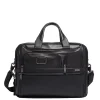 TUMI Alpha Expandable Organizer Laptop Brief Leather black