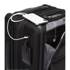 TUMI Alpha International Expandable 4 Wheel Carry-On black