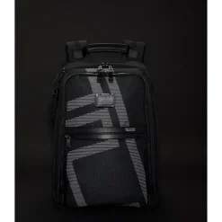 TUMI Alpha Slim Backpack reflective TUMI jacquard
