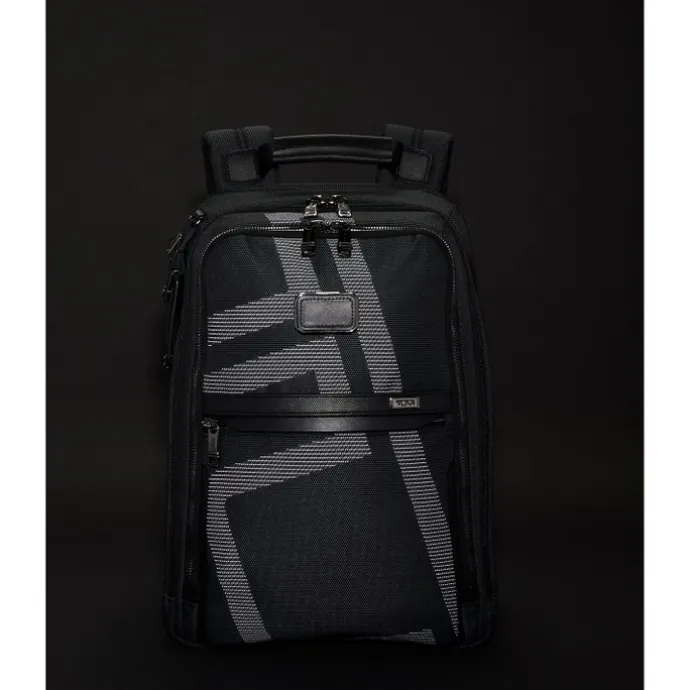 TUMI Alpha Slim Backpack reflective TUMI jacquard