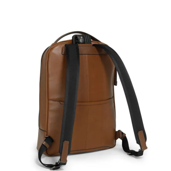 TUMI Harrison Bradner Backpack Leather cognac