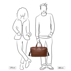 TUMI Harrison Nelson Duffel cognac