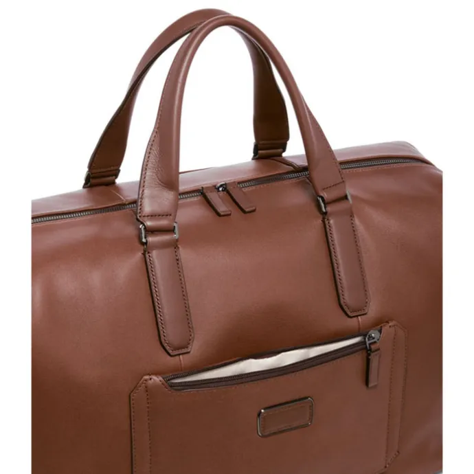 TUMI Harrison Nelson Duffel cognac