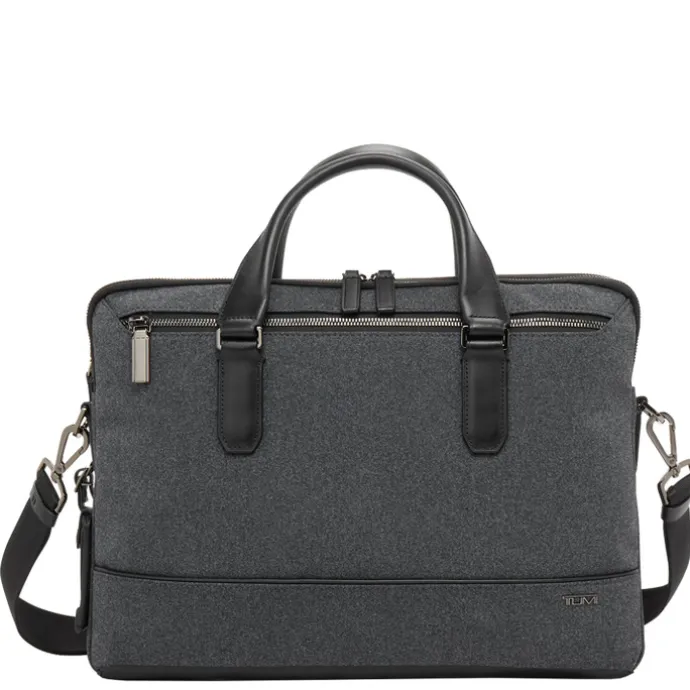TUMI Harrison Sycamore Slim Brief dark charcoal