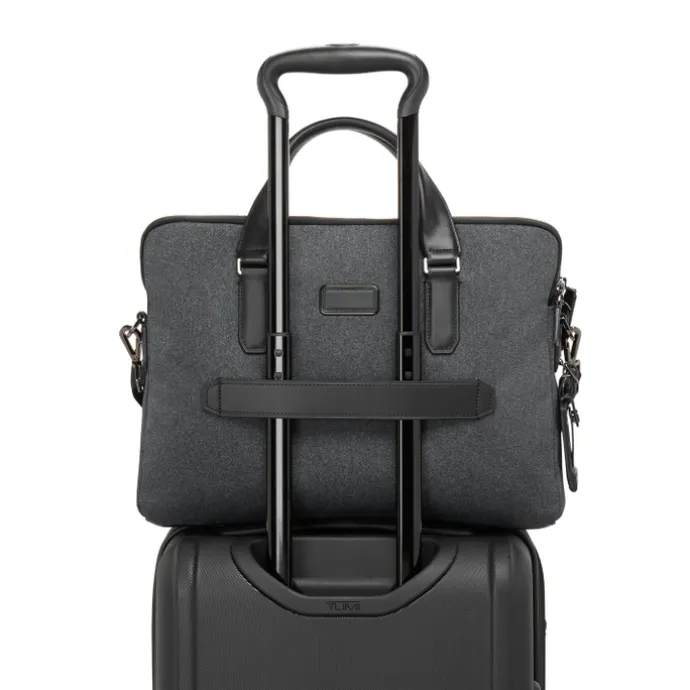 TUMI Harrison Sycamore Slim Brief dark charcoal