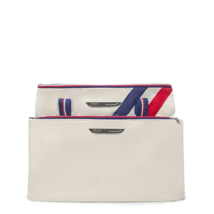 TUMI Mclaren Just In Case Tote vintage stripes