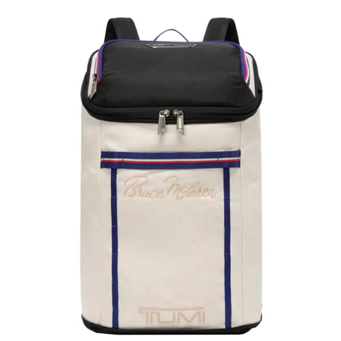 TUMI Mclaren Packable Backpack vintage stripes