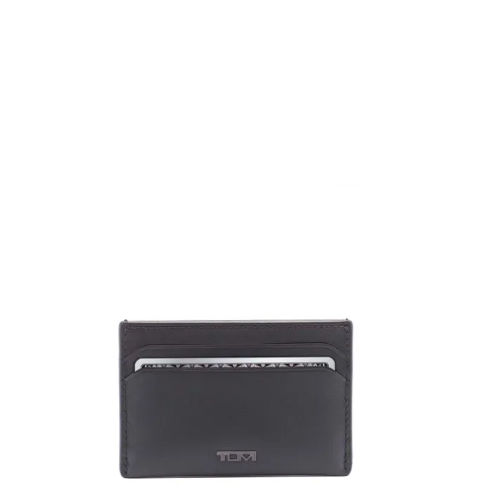 Tumi Nassau SLG Slim Card Case black smooth