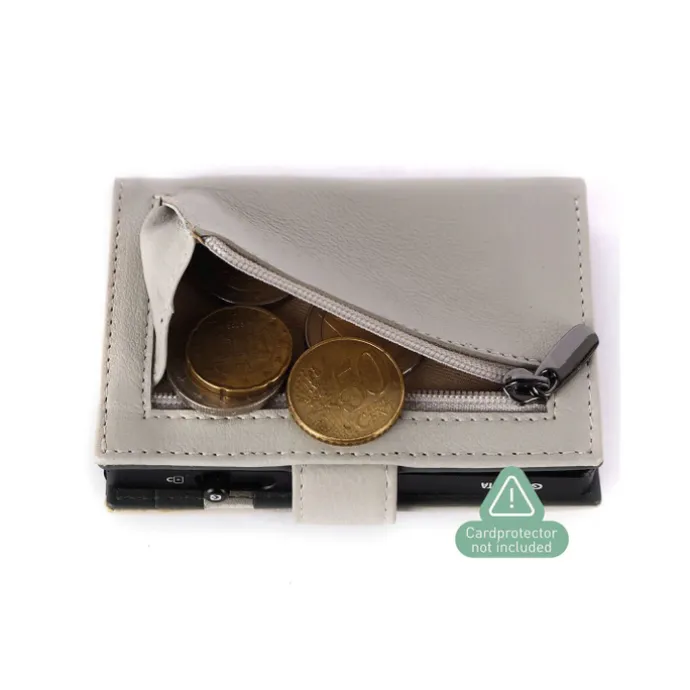 Valenta Card Wallet Leather MagSafe Luxe off white
