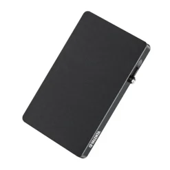 Valenta Card Wallet Leather MagSafe Luxe graphite grey