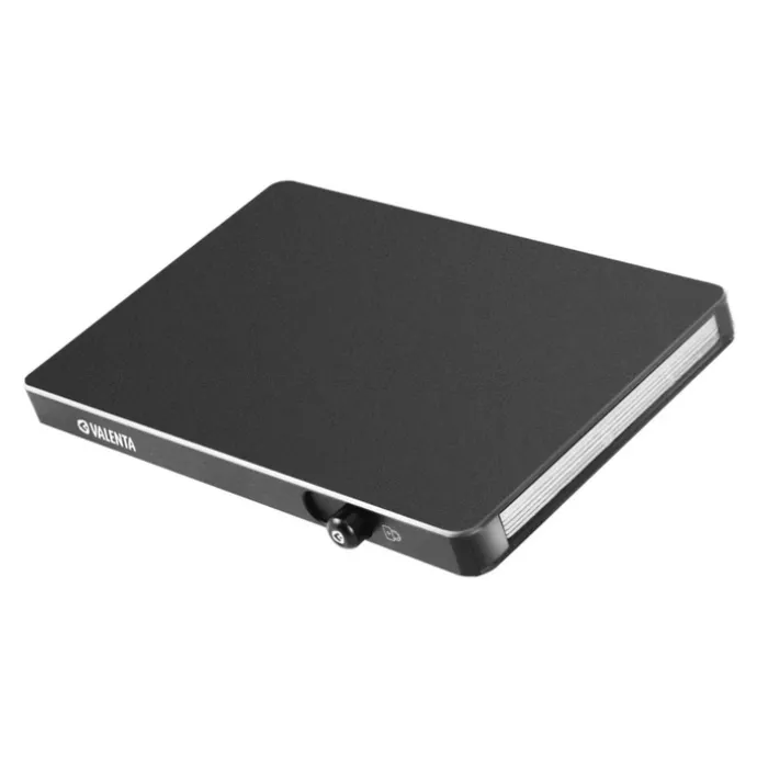 Valenta Card Wallet Leather MagSafe Luxe graphite grey