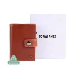 Valenta Card Wallet Leather MagSafe Luxe cognac