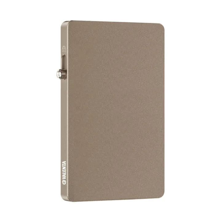 Valenta Cardprotector Aluminium Magsafe natural titanium
