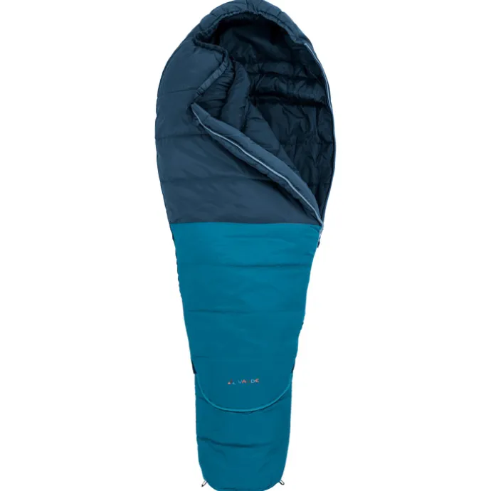 Vaude Alpi Kids Sleepingbag Adjust 400 II SYN Zip Left baltic sea