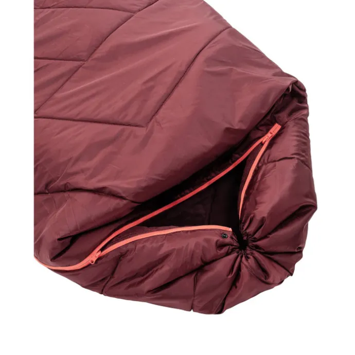 Vaude Navajo Sleepingbag 900 II SYN Zip Left dark cherry