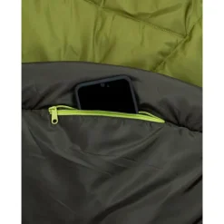 Vaude Sioux Sleepingbag 400 II SYN Zip Left avocado