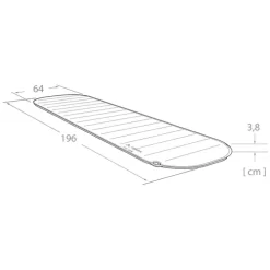 Vaude Tour Sleeping Pad 3.8 L redwood