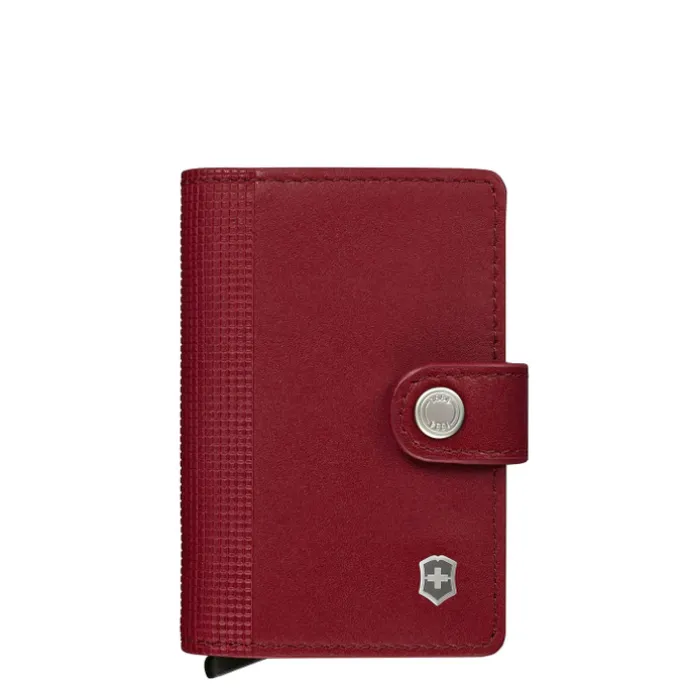 Victorinox Altius Secrid Leather Card Wallet victorinox red