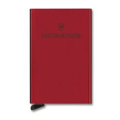 Victorinox Altius Secrid Leather Card Wallet victorinox red