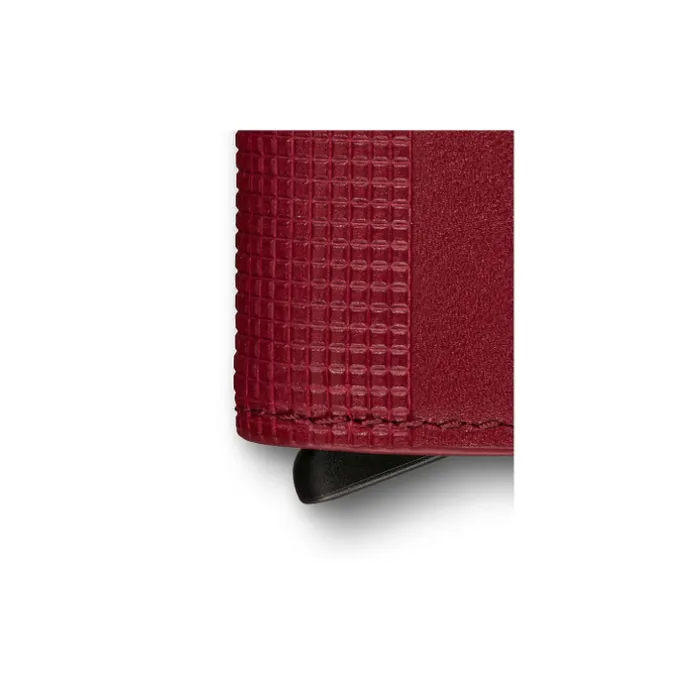 Victorinox Altius Secrid Leather Card Wallet victorinox red