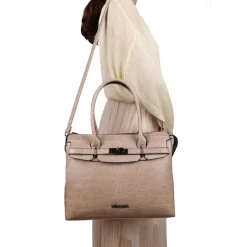 Wimona Liona Dames Laptopbag taupe