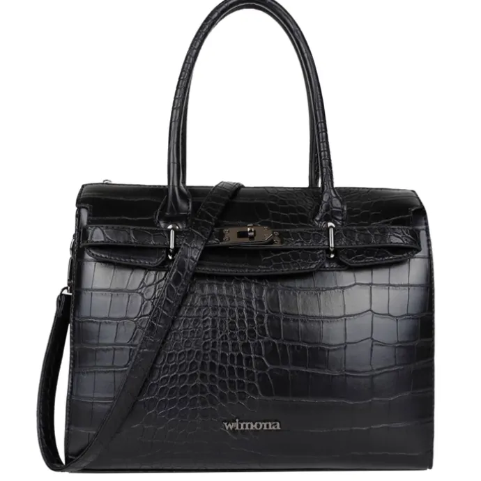 Wimona Liona Dames Laptopbag black