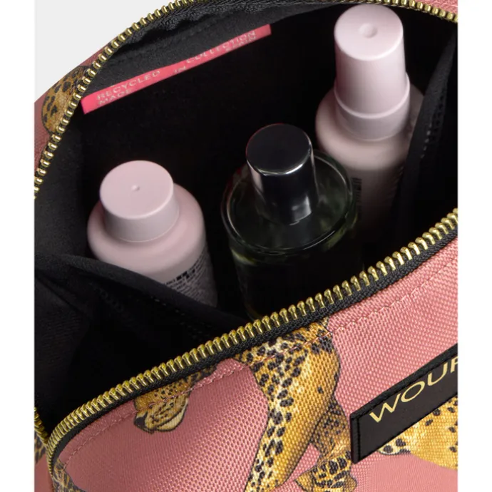 Wouf Blush Leopard Toiletry Bag multi