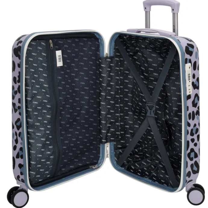 Zebra Trends Animal Travel Cabin Trolley panther lila