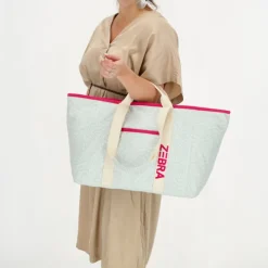 Zebra Trends Elise Beachbag lightblue