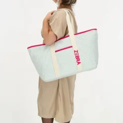 Zebra Trends Elise Beachbag lightblue