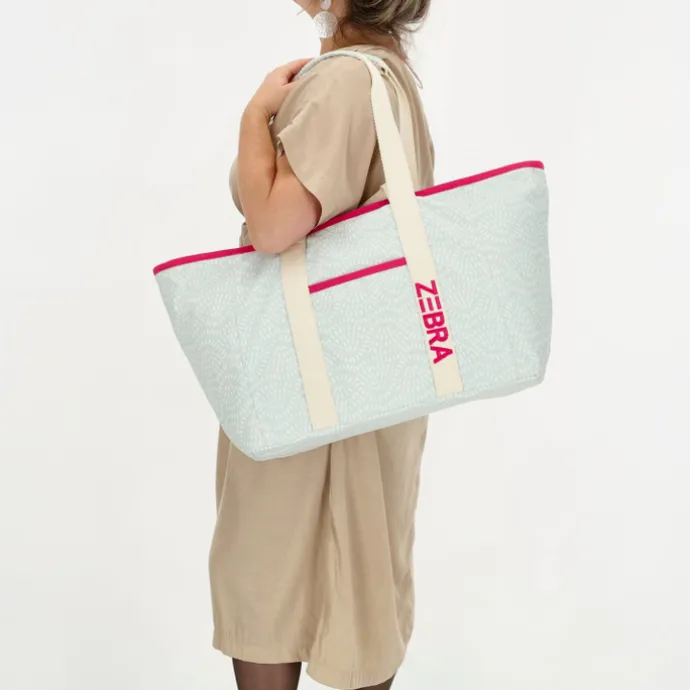 Zebra Trends Elise Beachbag lightblue