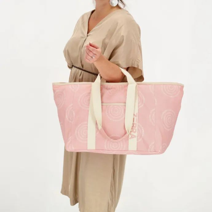 Zebra Trends Elise Beachbag pink boho