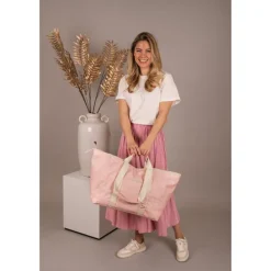 Zebra Trends Elise Beachbag pink boho