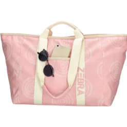 Zebra Trends Elise Beachbag pink boho
