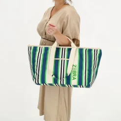 Zebra Trends Elise Beachbag stripes