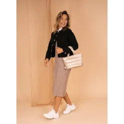 Zebra Trends Evie Handbag 23045 champagne