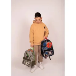 Zebra Trends Finn Rugzak zwart-donkerblauw