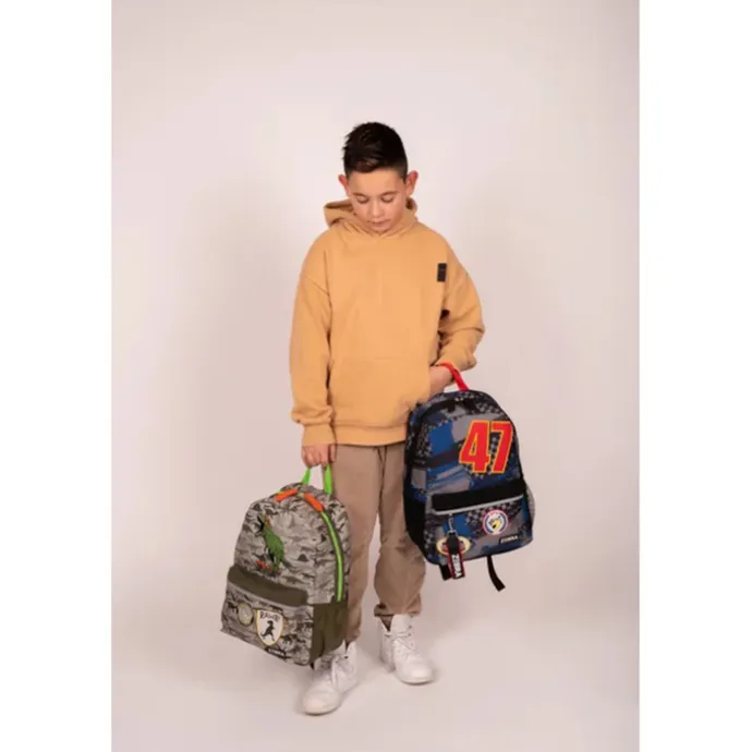 Zebra Trends Finn Rugzak zwart-donkerblauw