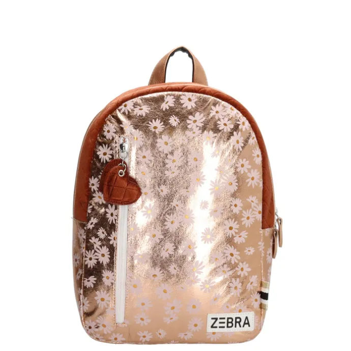 Zebra Trends Girls Flower Rugzak M pink
