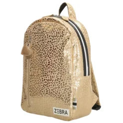 Zebra Trends Girls Leopard Rugzak goud