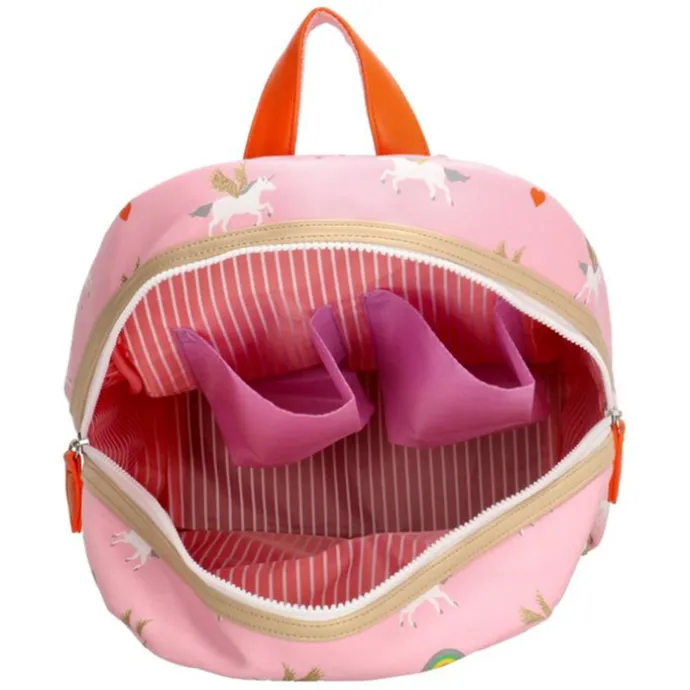 Zebra Trends Girls Rugzak M Unicorn Love pink