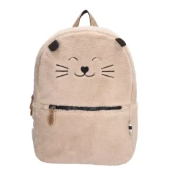 Zebra Trends Girls Rugzak Teddy Cat creme