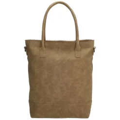 Zebra Trends Kartel Met Rits Shopper olijfgroen
