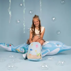 Zebra Trends Kids Backpack lightblue
