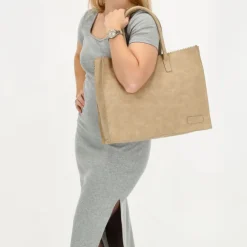 Zebra Trends Lisa XL Shopper taupe