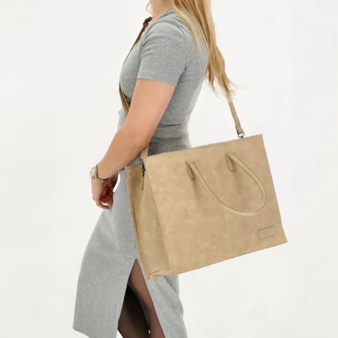 Zebra Trends Lisa XL Shopper taupe