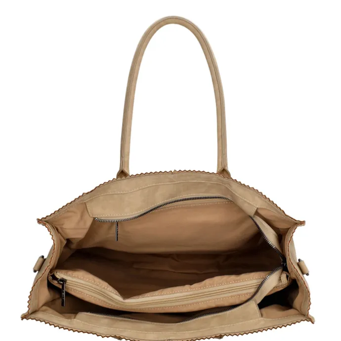 Zebra Trends Lisa XL Shopper taupe
